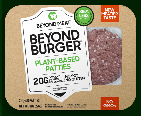 vegan food products - beyond burger