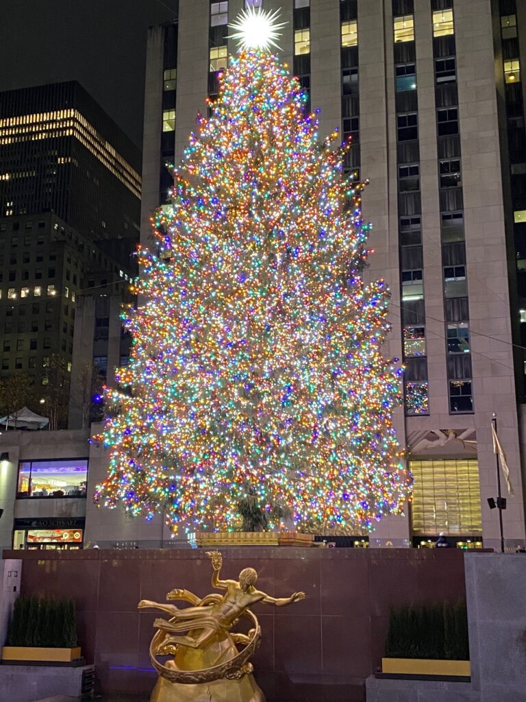 Fun Winter Activities in NYC - Rockefeller Center Tree