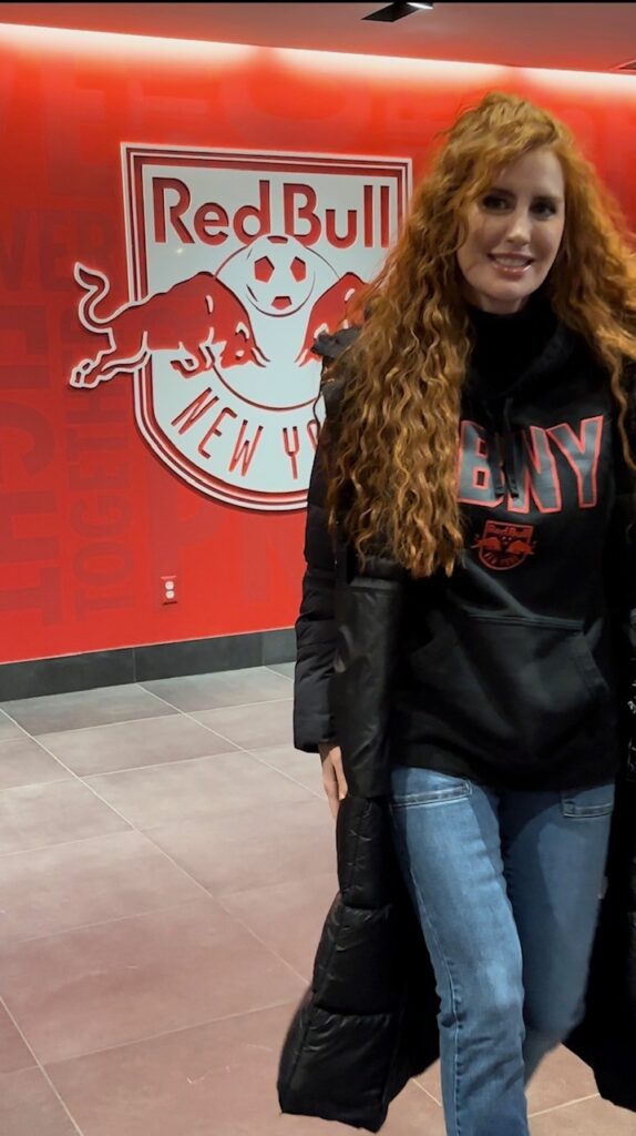 Meg at MLS New York Red Bulls Game